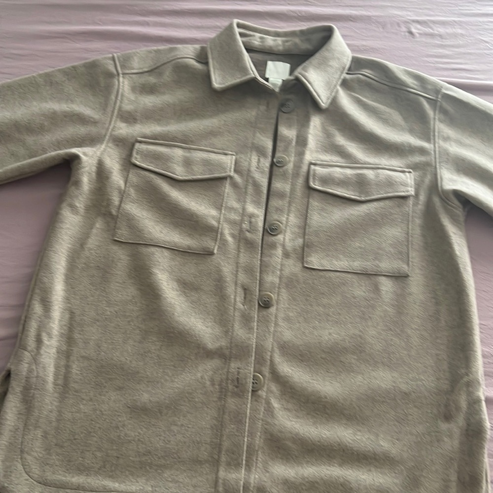 HM a beautiful long jacket color beige